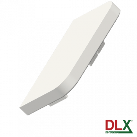 Canal cablu cu accesorii - Capac terminal pentru canal cablu 102x50 mm - DLX DLX-102-05