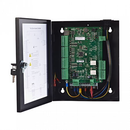 Control acces - Centrala de control acces pentru 2 usi bidirectionala, conexiune TCP/IP - HIKVISION DS-K2802