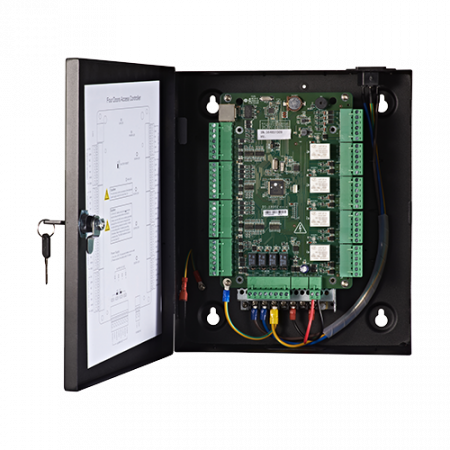 Centrala de control acces pentru 4 usi unidirectionale, conexiune TCP/IP -HIKVISION DS-K2804 [1]