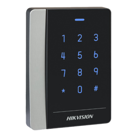 Cititoare pentru centrale - Cititor de proximitate seria Pro, tastatura, M1 13.56 MHz, RS485, Wiegand 26/34, Buzzer - HIKVISION DS-K1102AMK
