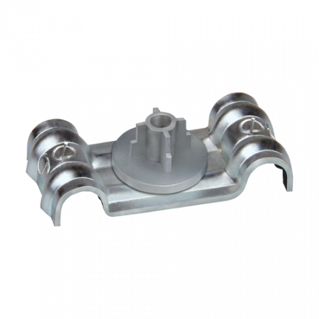 Organizatoare si accesorii - Clema metalica dubla DFT Ã 6.0 mm pentru cablu, fixare pe pistol (100 buc.) - CELO 96DFT