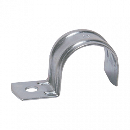 Organizatoare si accesorii - Clema metalica pentru cablu/tub 25mm, pregaurita (100 buc.) - CELO 925F