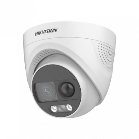 Camere supraveghere analog - ColorVu - Camera Analog 3K cu PIR 11 m, lentila 2.8mm, WL 20 m, Alarma, IP67 - HIKVISION DS-2CE72KF3T-PIRXO-2.8mm