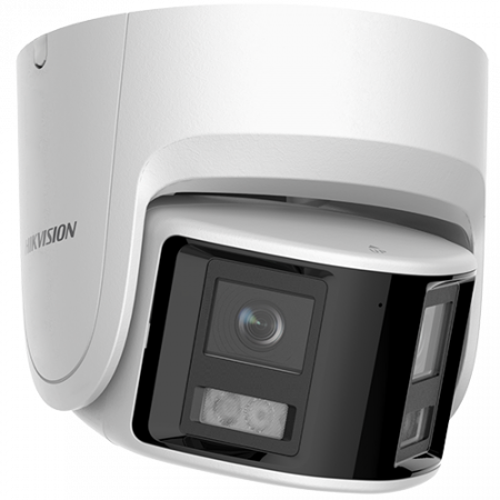 Camere supraveghere IP - ColorVu - Camera IP 4MP, lentila 2.8mm, Panoramic view 180gr., WL 30m, Audio - HIKVISION DS-2CD2347G2P-LSU-SL-2.8mm