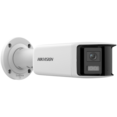 Supraveghere video - ColorVu - Camera IP 4MP, lentila 2.8mm, Panoramic view 180gr, WL 40m, Audio - HIKVISION DS-2CD2T47G2P-LSU-SL-2.8mm