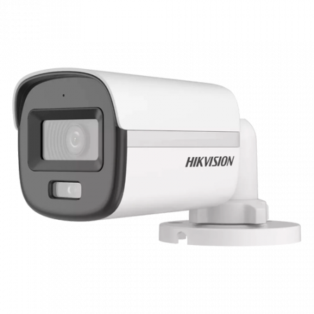ColorVu, Dual Light - Camera analog 2MP, lentila 2.8mm, IR 20m, WL 20m, TVI/AHD/CVI/CVBS, Mic., IP67 - HIKVISION DS-2CE10DF0T-LFS-2.8mm [1]
