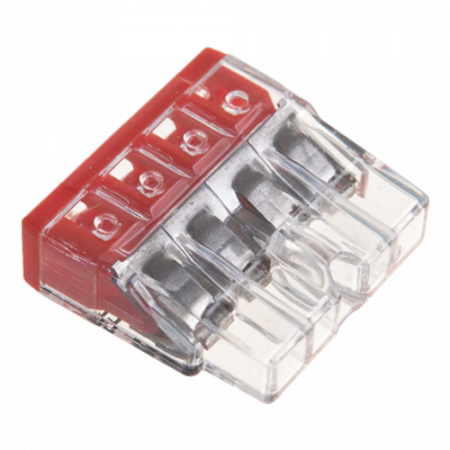 Conector compact de imbinare, 4 fire, max. 2.5 mmÂ² (100 buc.) - WAGO 2273-204 [1]