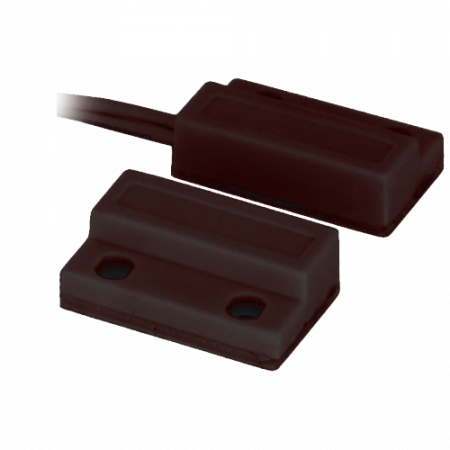Detectie efractie - Contact magnetic aparent, NC, autoadeziv (maro) CM-34-MARO