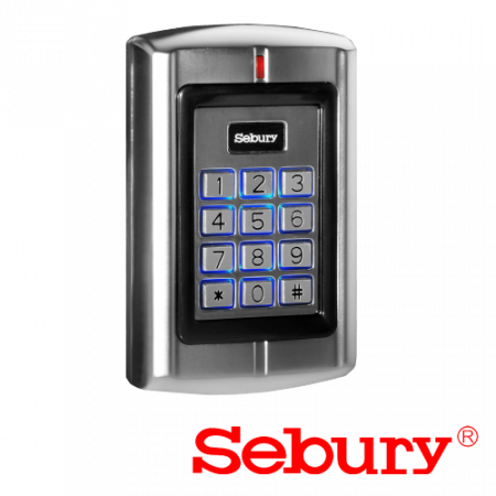 Control acces - Controler stand-alone cu tastatura si cititor card, carcasa antivandal - SEBURY SEB-BC2000