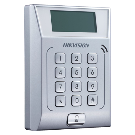 Control acces - Controler stand-alone TCP/IP cu tastatura si cititor card - HIKVISION DS-K1T802M