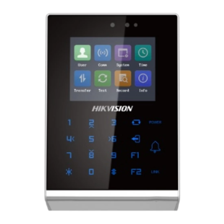 Terminale control acces Web Management - Controler stand-alone TCP/IP, Wi-Fi cu tastatura si cititor card, ecran LCD color 2.8 inch - HIKVISION DS-K1T105AM