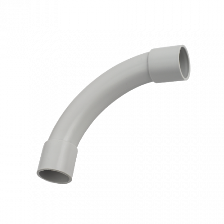 Tub PVC rigid si accesorii - Cot 90Â° pentru tub PVC D20 - DLX TRP-821-20