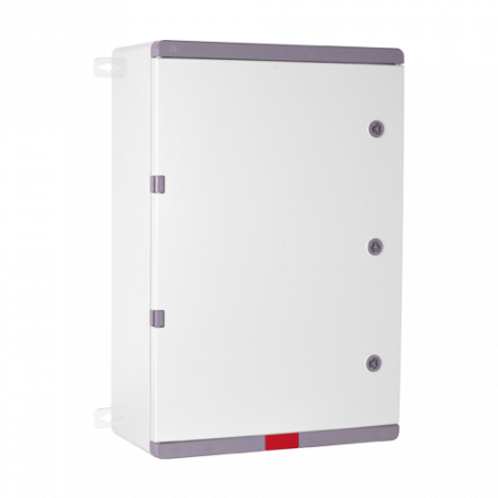Supraveghere video - Cutie distributie IP67 din ABS gri, usa mata, placa metalica, 400x600x200 mm PD406020