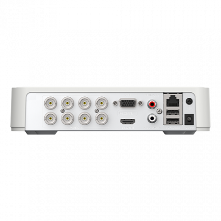 Deep Learning - DVR 8 ch. video 2MP lite + 2 ch. IP max. 5MP, AUDIO 'over coaxial', 1U - HIKVISION DS-7108HGHI-M1-T [2]
