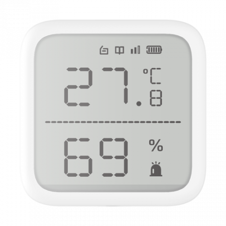 Detectoare - Detector de temperatura si umiditate wireless pentru AX PRO - HIKVISION DS-PDTPH-E-WE