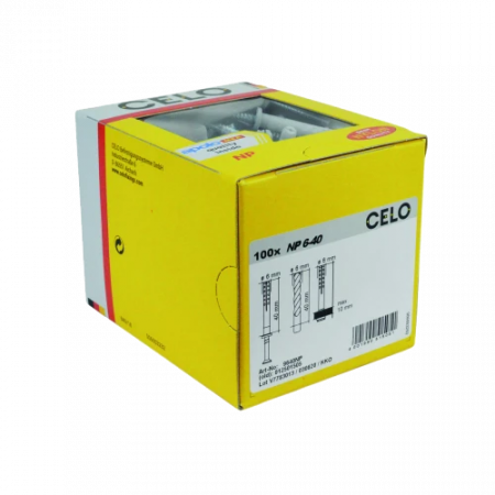 Diblu rapid cu surub 6x40 NP (100 buc.) - CELO 9640NP [2]