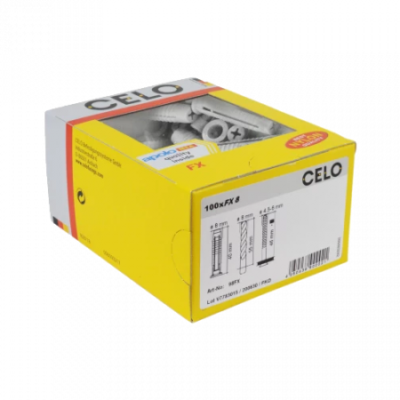 Diblu universal nylon M8x40 FX (100 buc.) - CELO 98FX [3]