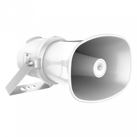 Detectie incendiu - Difuzor IP cu palnie 7W, Mic., 4GB EMMC, PoE, IP67 - HIKVISION DS-QAZ1307G1-E