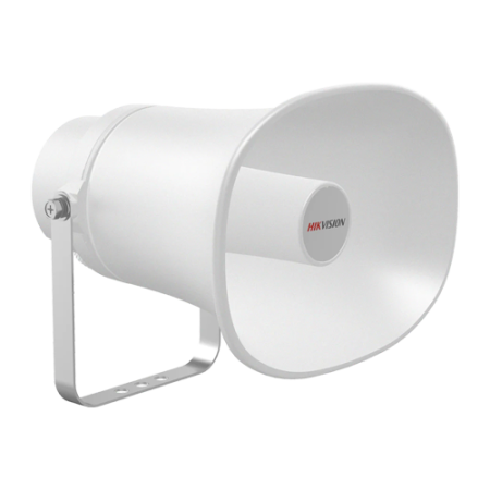 Detectie incendiu - Difuzor IP tip palnie 15W, Card SD, PoE, IP67 - HIKVISION DS-PA0103-A