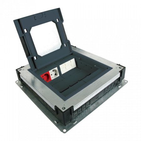 Organizatoare si accesorii - Doza de pardoseala in carcasa metalica - DLX UBS-890-10