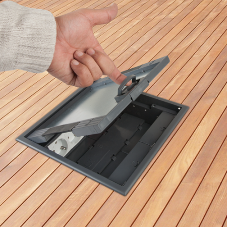Doza de pardoseala in carcasa plastic - DLX UBS-890-12 [3]
