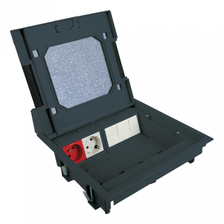 Organizatoare si accesorii - Doza de pardoseala in carcasa plastic - DLX UBS-890-12