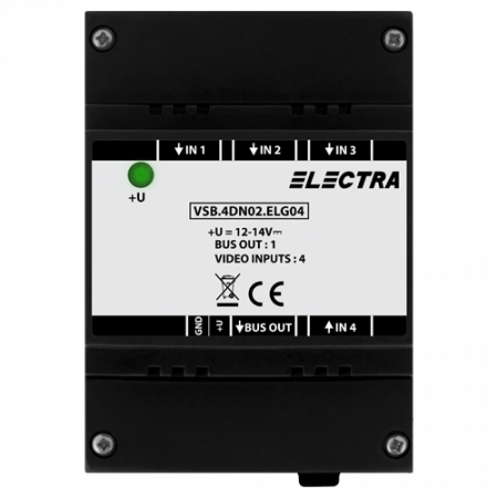 Interfoane - Doza selectie video, 4 intrari video SMART - ELECTRA VSB.4DN02.ELG04