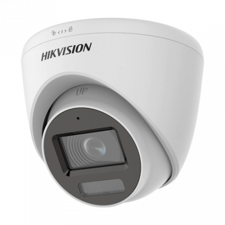 Supraveghere video - Dual Light - Camera analog 2MP, lentila 2.8mm, IR 40m, WL 20m, TVI/AHD/CVI/CVBS, Mic. - HIKVISION DS-2CE78D0T-LFS-2.8mm