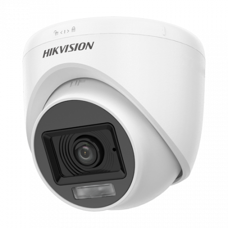 Supraveghere video - Dual Light - Camera analog 3K, lentila 2.8mm, IR 20m, WL 20m, TVI/AHD/CVI/CVBS, Mic. - HIKVISION DS-2CE76K0T-LPFS-2.8mm
