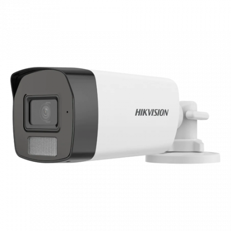 Supraveghere video - Dual Light - Camera analog 3K, lentila 2.8mm, IR 40m, WL 40m, TVI/AHD/CVI/CVBS, Microfon - HIKVISION DS-2CE17K0T-LFS-2.8mm