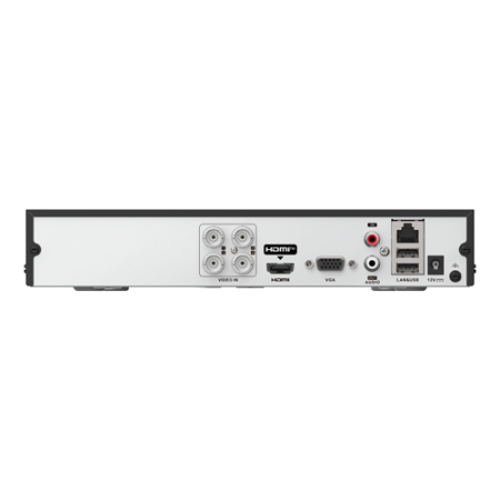 DVR AcuSense 4 ch., 3K + 1 ch. IP 6MP, AUDIO 'over coaxial', 1U - HIKVISION iDS-7204HQHI-M1-T [3]