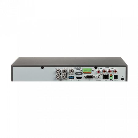 DVR AcuSense, 4 ch analog max. 4K+ 4 ch IP max. 4K, Alarma I/O - HIKVISION iDS-7204HTHI-M1-S(4A+4/1ALM) [2]
