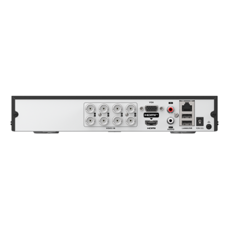 DVR AcuSense, 8 ch. 3K + 2 ch. IP 6MP, Audio over coaxial, 1U - HIKVISION iDS-7208HQHI-M1-T [3]