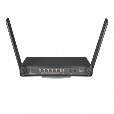 Routere - hAP acÂ³, 5 x Gigabit, 1 x PoE, 802.11b/g/n 2.4Ghz, 802.11ac 5Ghz, antene externe 3dBi 2.4GHz, 5.5dBi 5GHz - MikroTik RBD53iG-5HacD2HnD