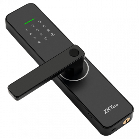 Smart Home - Incuietoare hoteliera WiFi, cititor de amprenta, carduri, tastatura IoT Smart Lock - ZKTeco DL-ML100