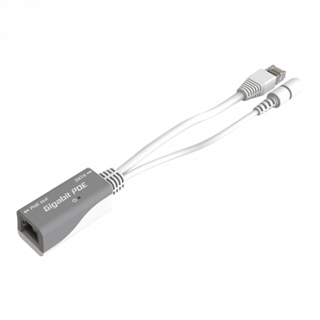 Switch-uri PoE - Injector PoE pasiv 18-57V, Gigabit - Mikrotik RBGPOE