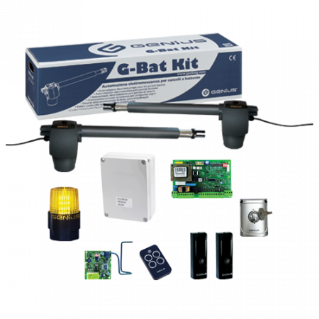 Automatizare porti BATANTE - Kit automatizare poarta batanta G-BAT 300, 2x2.5m - GENIUS G-BAT300-51701271-KIT