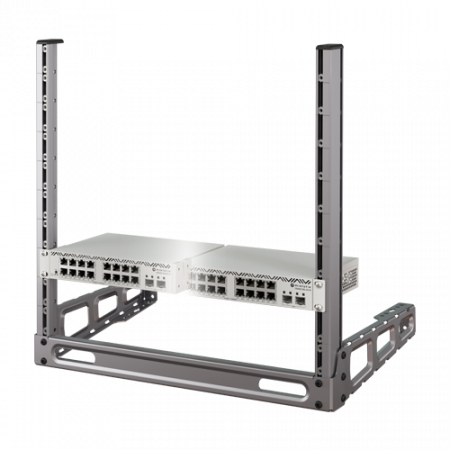 Kit de montare Ã®n rack de 19' a doua CSS318-16G-2S+IN - MikroTik RMK-2x10/19 [1]