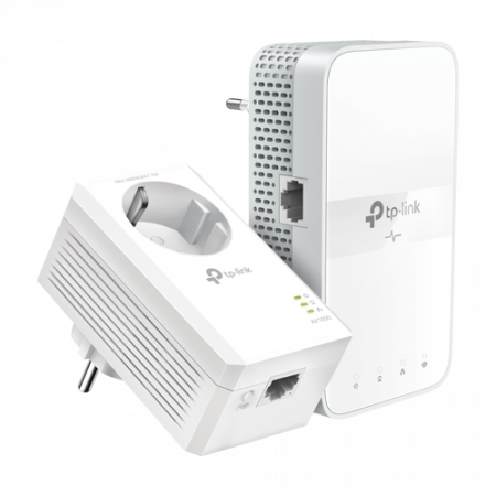 Transmisie wireless IP - Kit Powerline AV1000, Passthrough, Wi-Fi 5, AC1200 Dual-Band, 1 x RJ45 Gigabit - TP-Link TL-WPA7617KIT