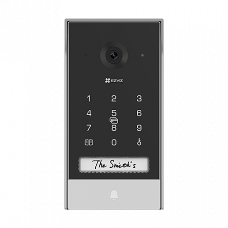 Kit video-interfon, Monitor tactil 7 inch, camera 2K, IR 5m, SDcard, Wi-Fi5, Panou Solar - EZVIZ CS-EP7-3MP-SP [2]