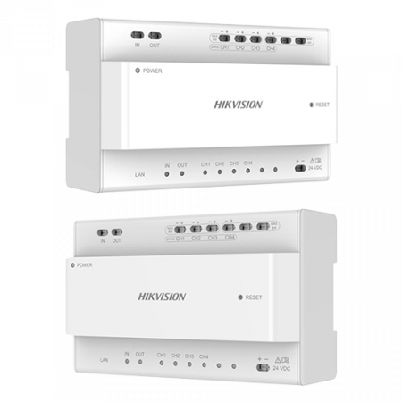KIT videointerfon 2 fire pentru 1 familie, monitor 7 inch, Alarma, IK08, Card 32GB - HIKVISION DS-KIS704EY-SS [3]
