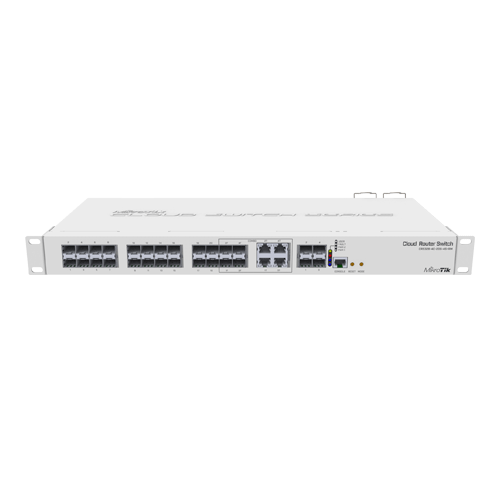 Switch-uri de retea - Management Switch 20 x SFP, 4 x SFP+, 4 x Combo (Gigabit sau SFP) - Mikrotik CRS328-4C-20S-4S+RM