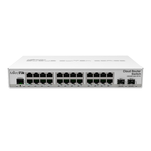 Switch-uri de retea - Management Switch 24 x Gigabit, 2 x SFP+ - Mikrotik CRS326-24G-2S+IN