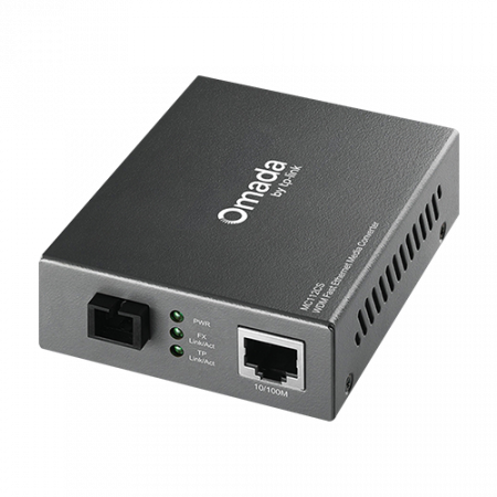 Echipamente active FO - Media Convertor WDM 10/100 Mbps RJ45 - 100 Mbps Single-mode SC Bi-directional - TP-Link Omada MC112CS
