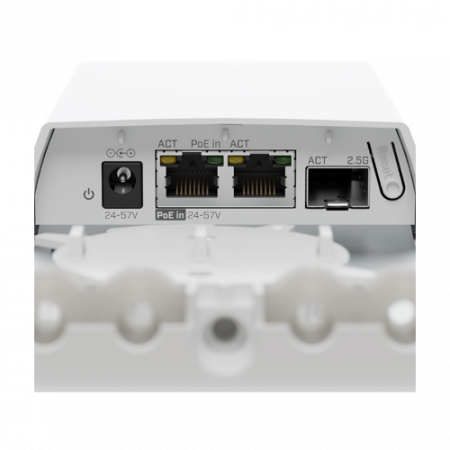 MediaConverter Fibra - Cupru, 2 porturi Gigabit, PoE-IN, SFP 2.5G, IP55 - MikroTik FTC21 [1]