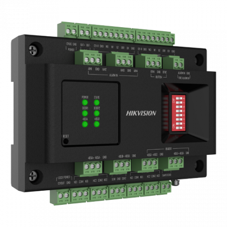 Centrale control acces - Modul extensie 2 usi, conexiune RS485, back-up, compatibil cu seria DS-K270yyy - HIKVISION DS-K2M002X