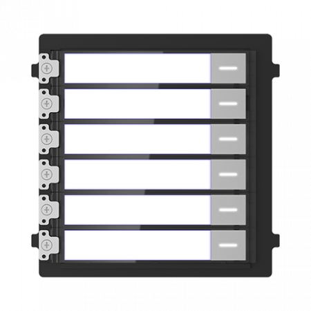 Modul extensie afisaj 6 familii pentru Interfon modular - HIKVISION DS-KD-KK [1]