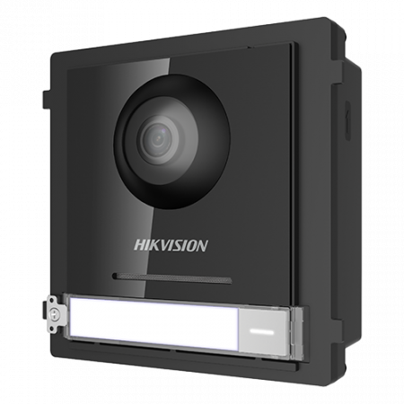 Interfoane - Modul Master pentru Interfonie modulara echipat cu camera video 2MP fisheye si un buton apel - HIKVISION DS-KD8003-IME1