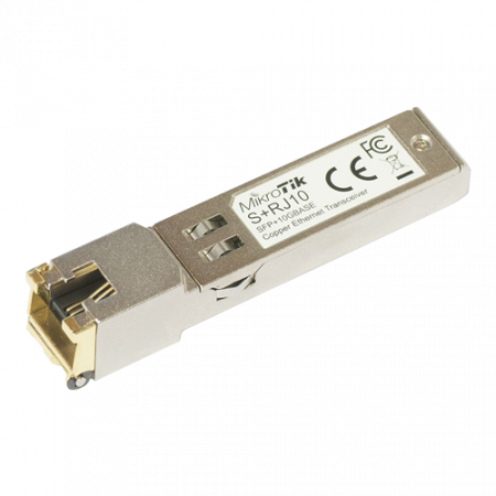 Echipamente active FO - Modul RJ45 SFP+ 10/100/1000M/2.5G/5G/10G - Mikrotik S+RJ10