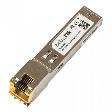 Echipamente active FO - Modul RJ45 SFP 10/100/1000M - Mikrotik S-RJ01